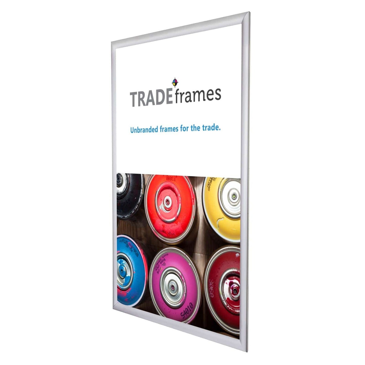 24x36 Silver Snap Frame - 1.2" Width - Snap Frames Direct