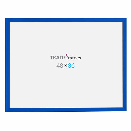 36x48  TRADEframe Blue Snap Frame 36x48 - 1.25 inch profile - Snap Frames Direct