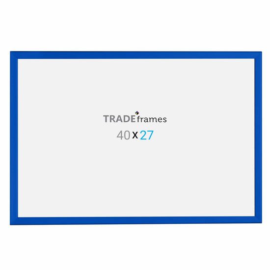 27x40  TRADEframe Blue Snap Frame 27x40 - 1.25 inch profile - Snap Frames Direct