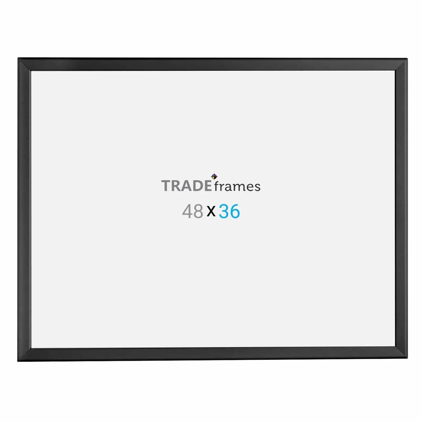 36x48 Black Snap Frame - 1.25" Profile - Snap Frames Direct