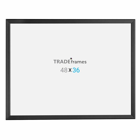 36x48 Black Snap Frame - 1.25" Profile - Snap Frames Direct