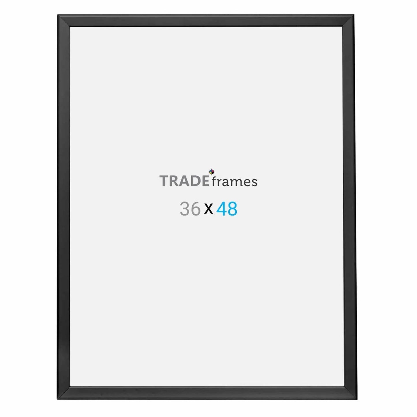 36x48 Black Snap Frame - 1.25" Profile - Snap Frames Direct