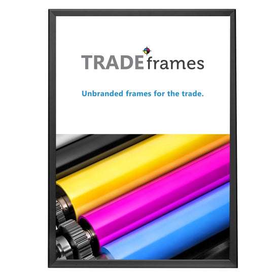 A1 Black Snap Frame - 1.25" Profile - Snap Frames Direct