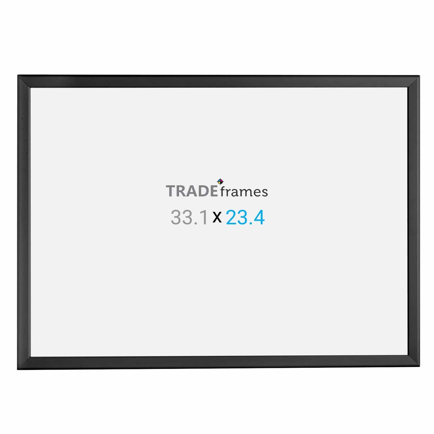 A1 Black Snap Frame - 1.25" Profile - Snap Frames Direct