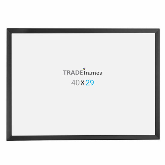 29x40 Black Snap Frame - 1.25" Profile - Snap Frames Direct