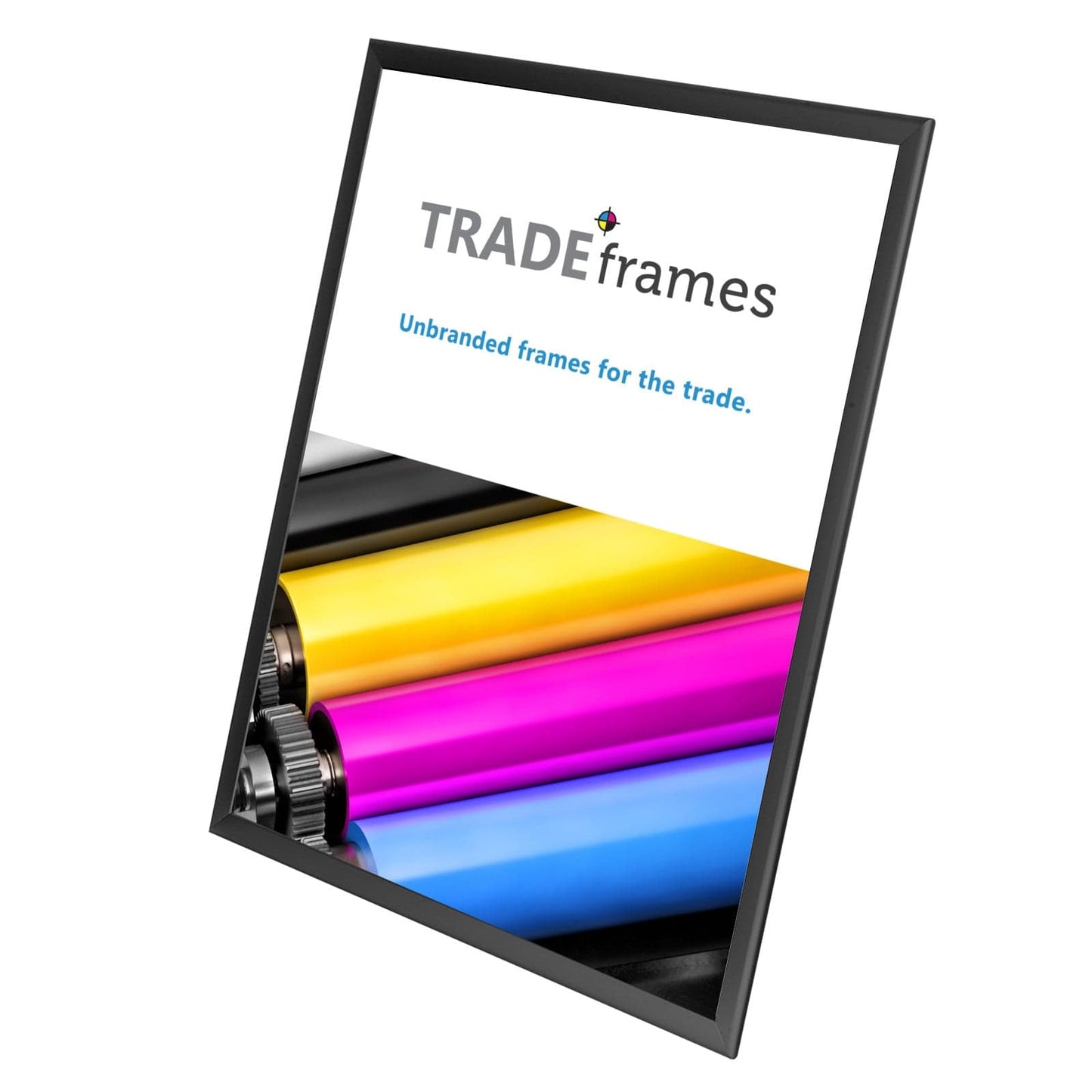 A1 Black Snap Frame - 1.25" Profile - Snap Frames Direct