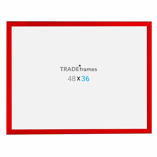 36x48  TRADEframe Red Snap Frame 36x48 - 1.25 inch profile - Snap Frames Direct