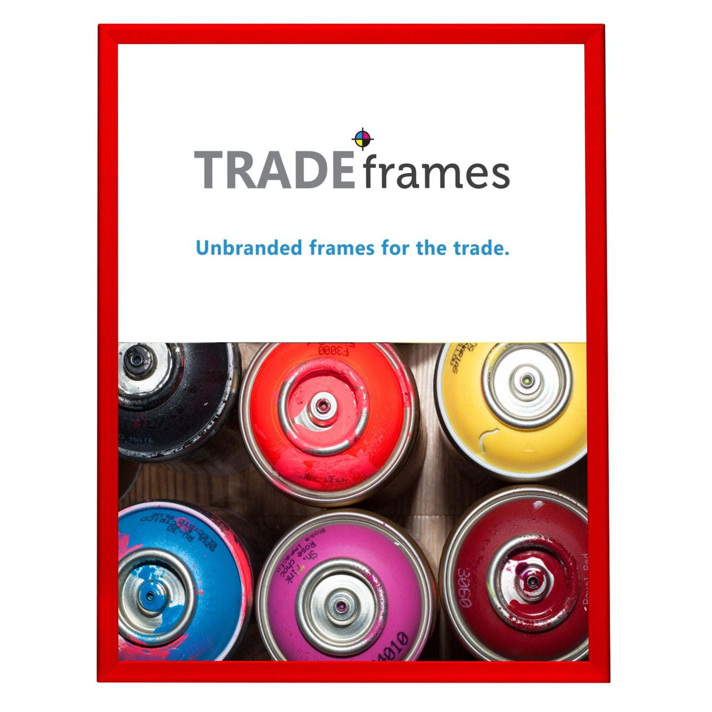 36x48  TRADEframe Red Snap Frame 36x48 - 1.25 inch profile - Snap Frames Direct