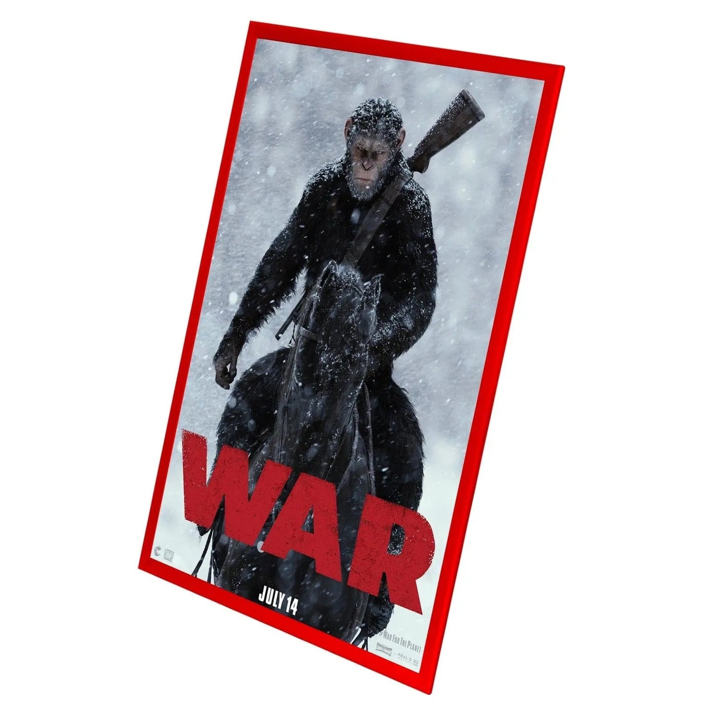 24x36 Inches Red Snap Frame - 1.25" Profile - Snap Frames Direct