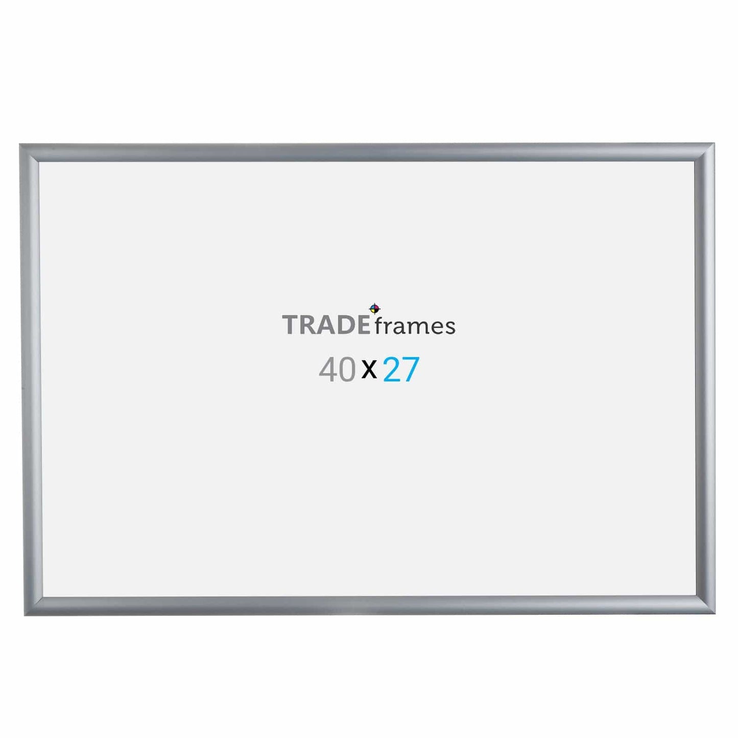 27x40 Silver Snap Frame - 1.2" Profile - Snap Frames Direct