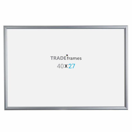 27x40 Silver Snap Frame - 1.2" Profile - Snap Frames Direct
