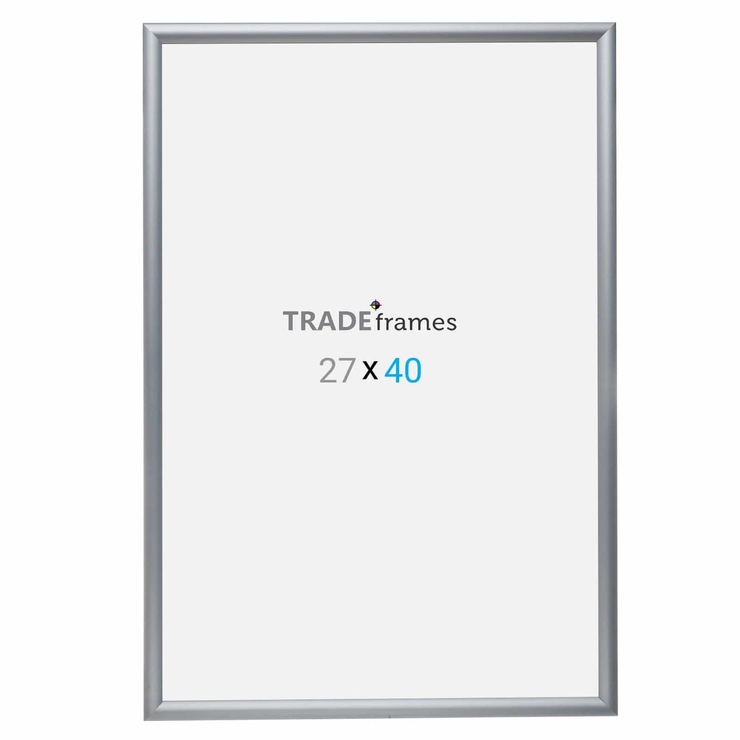 27x40 Silver Snap Frame - 1.2" Profile - Snap Frames Direct