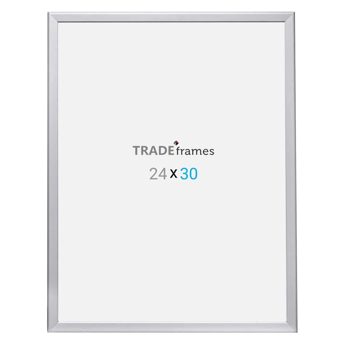 24x30 Silver Snap Frame - 1.25" Profile - Snap Frames Direct