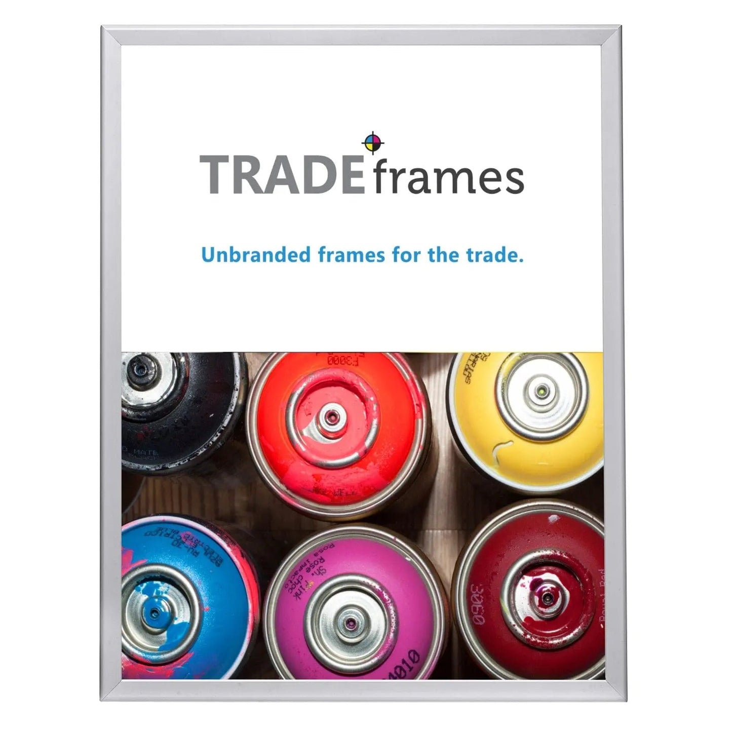 24x30 Silver Snap Frame - 1.25" Profile - Snap Frames Direct