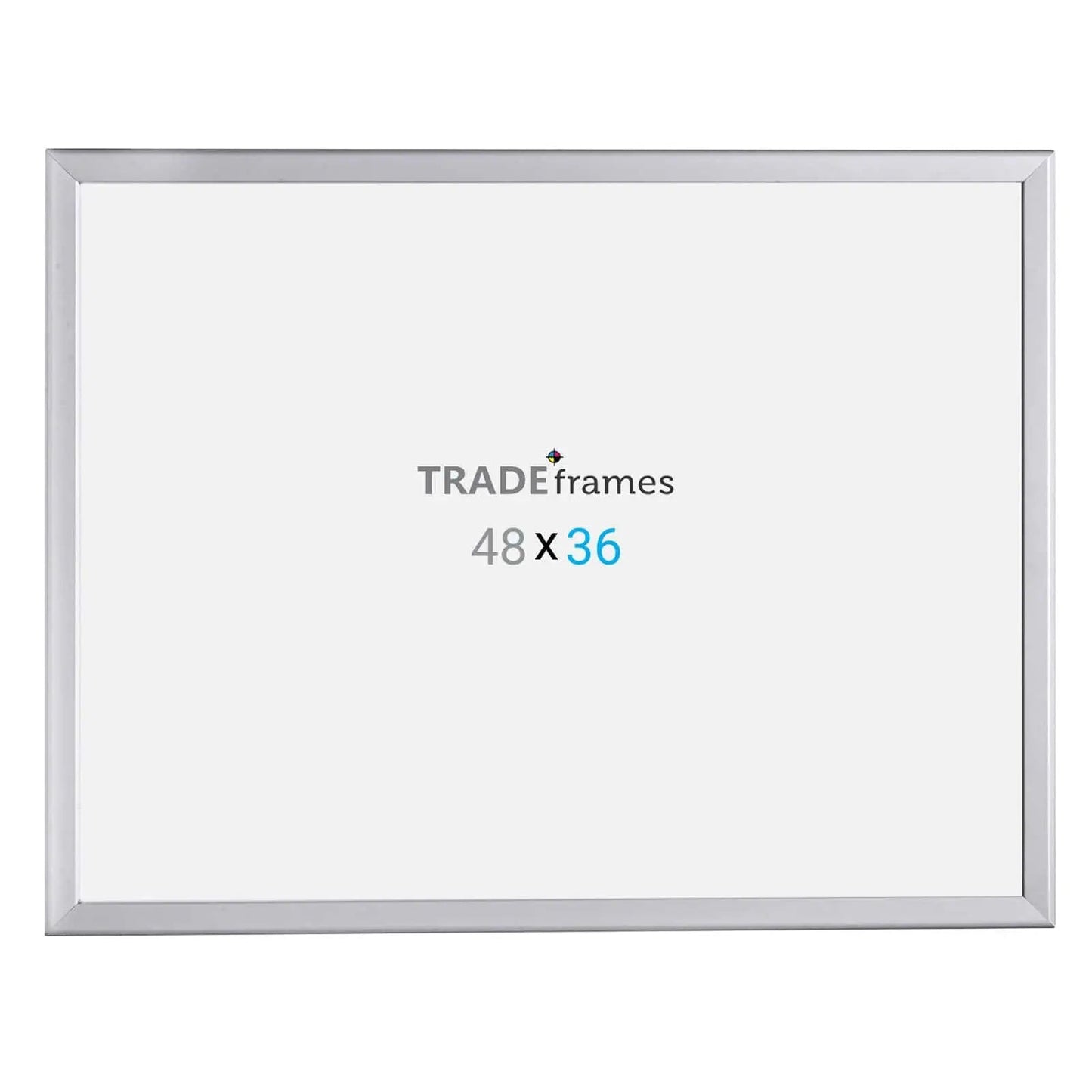 36x48 Silver Snap Frame - 1.25" Profile - Snap Frames Direct