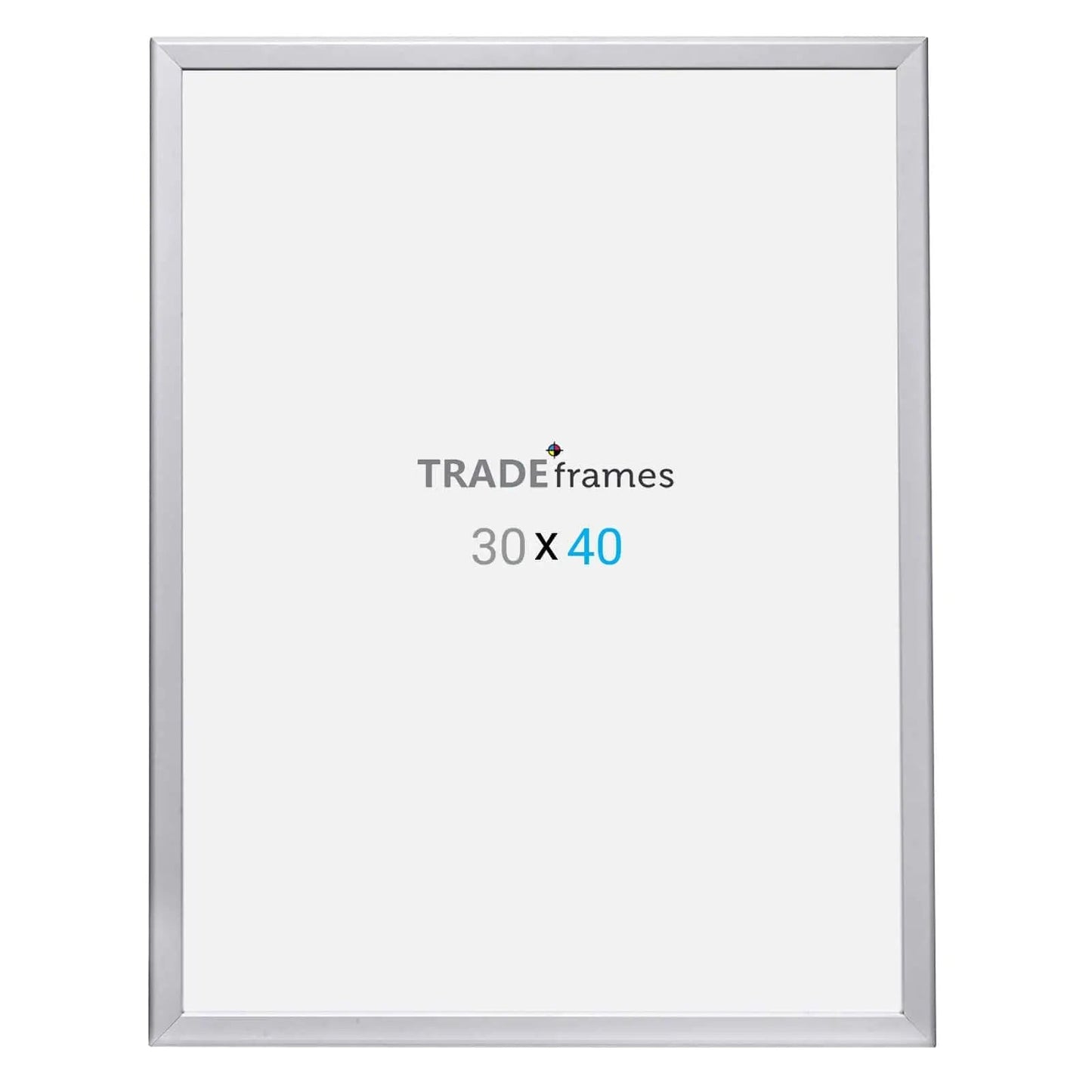 30x40 Silver Snap Frame - 1.25" Profile - Snap Frames Direct