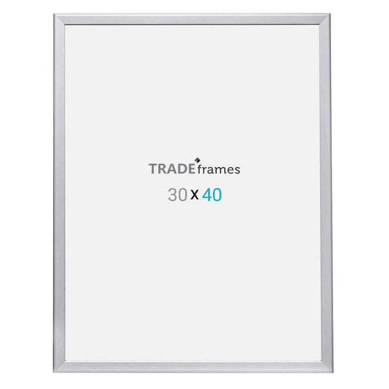 30x40 Silver Snap Frame - 1.25" Profile - Snap Frames Direct
