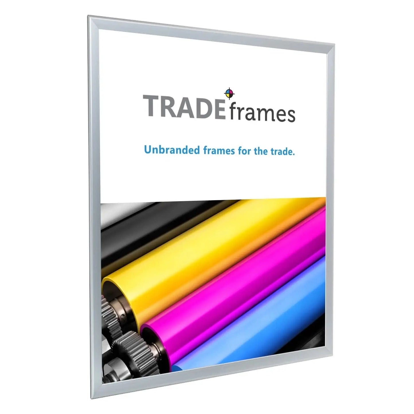 36x48 Silver Snap Frame - 1.25" Profile - Snap Frames Direct