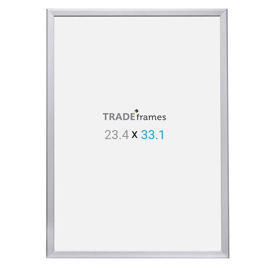 A1 Silver Snap Frame - 1.25" Profile - Snap Frames Direct