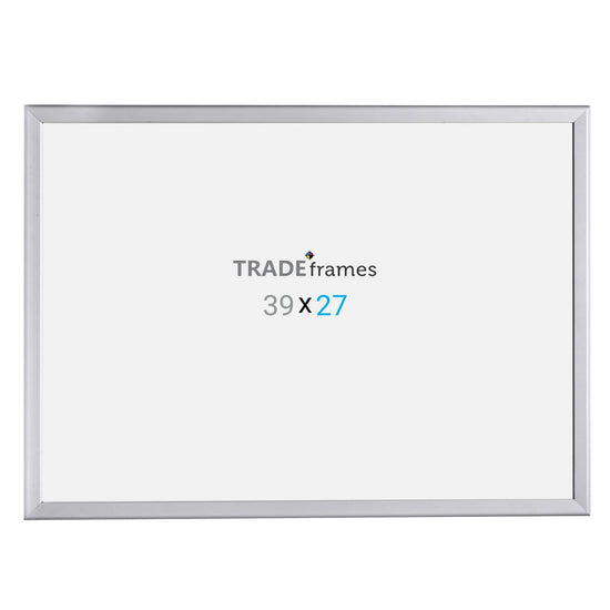27x39 Silver Snap Frame - 1.25" Profile - Snap Frames Direct