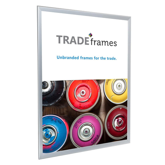 A1 Silver Snap Frame - 1.25" Profile - Snap Frames Direct