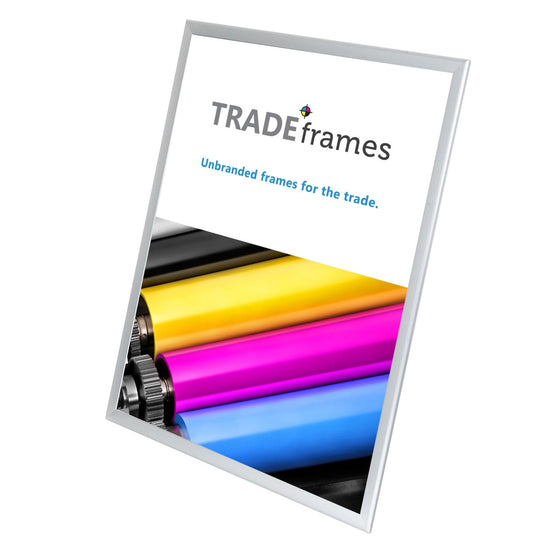 27x39 Silver Snap Frame - 1.25" Profile - Snap Frames Direct