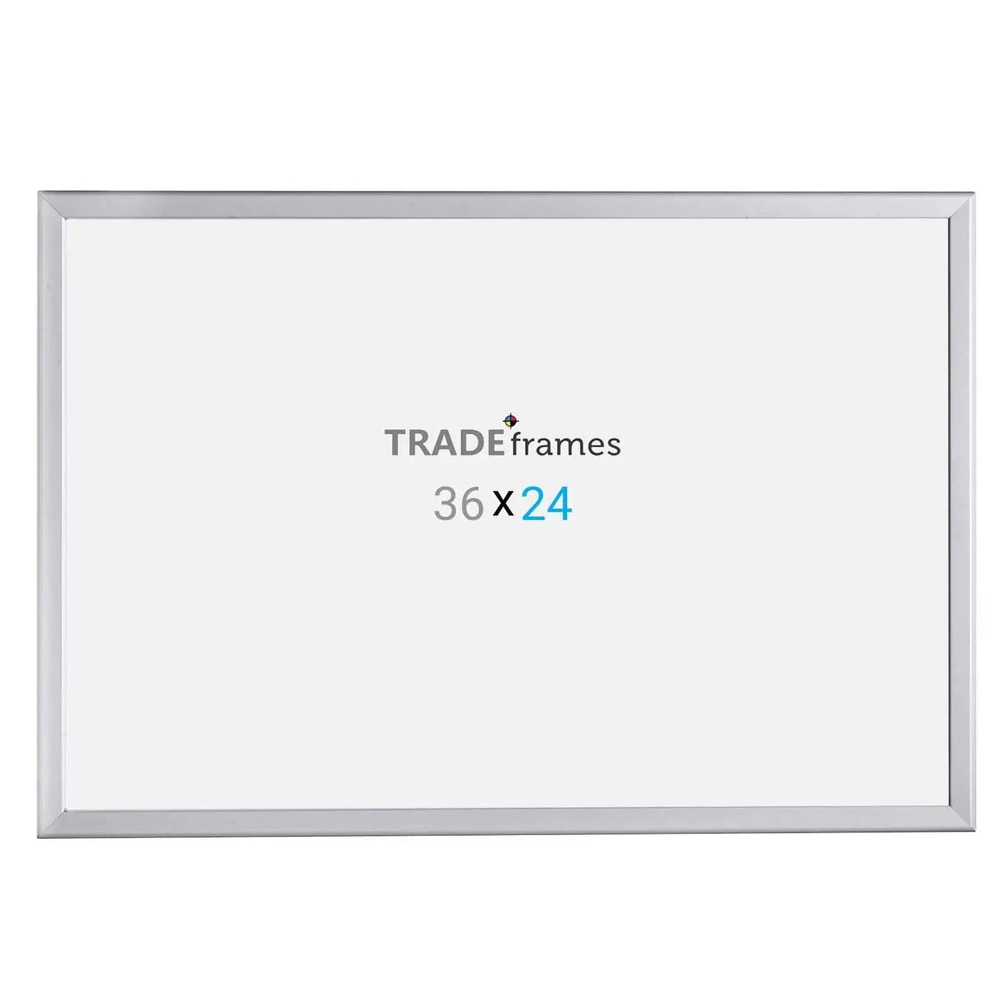 24x36 Silver Snap Frame - 1.25" Profile - Snap Frames Direct