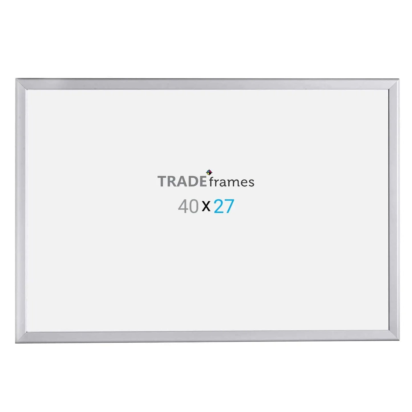 27x40 Silver Snap Frame - 1.25" Profile - Snap Frames Direct