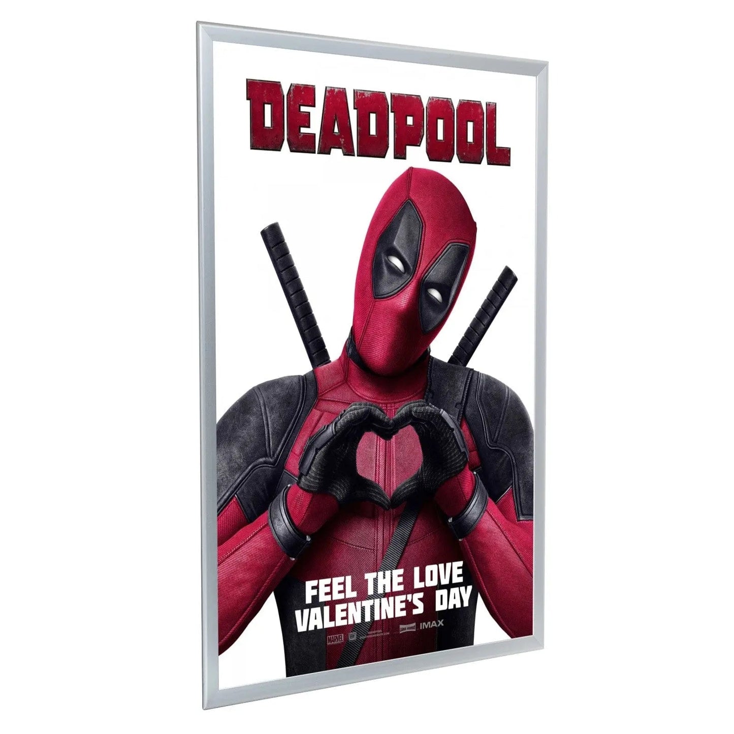 24x36 Silver Snap Frame - 1.25" Profile - Snap Frames Direct