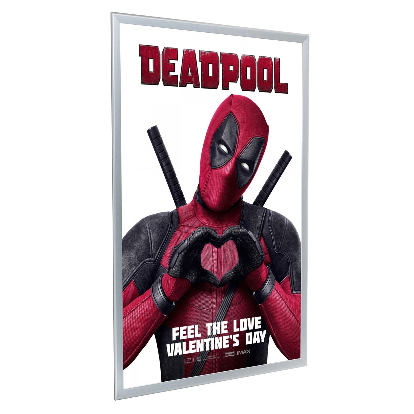 5 Case Pack of Silver 24x36 Movie Poster Frame - 1.25" Profile