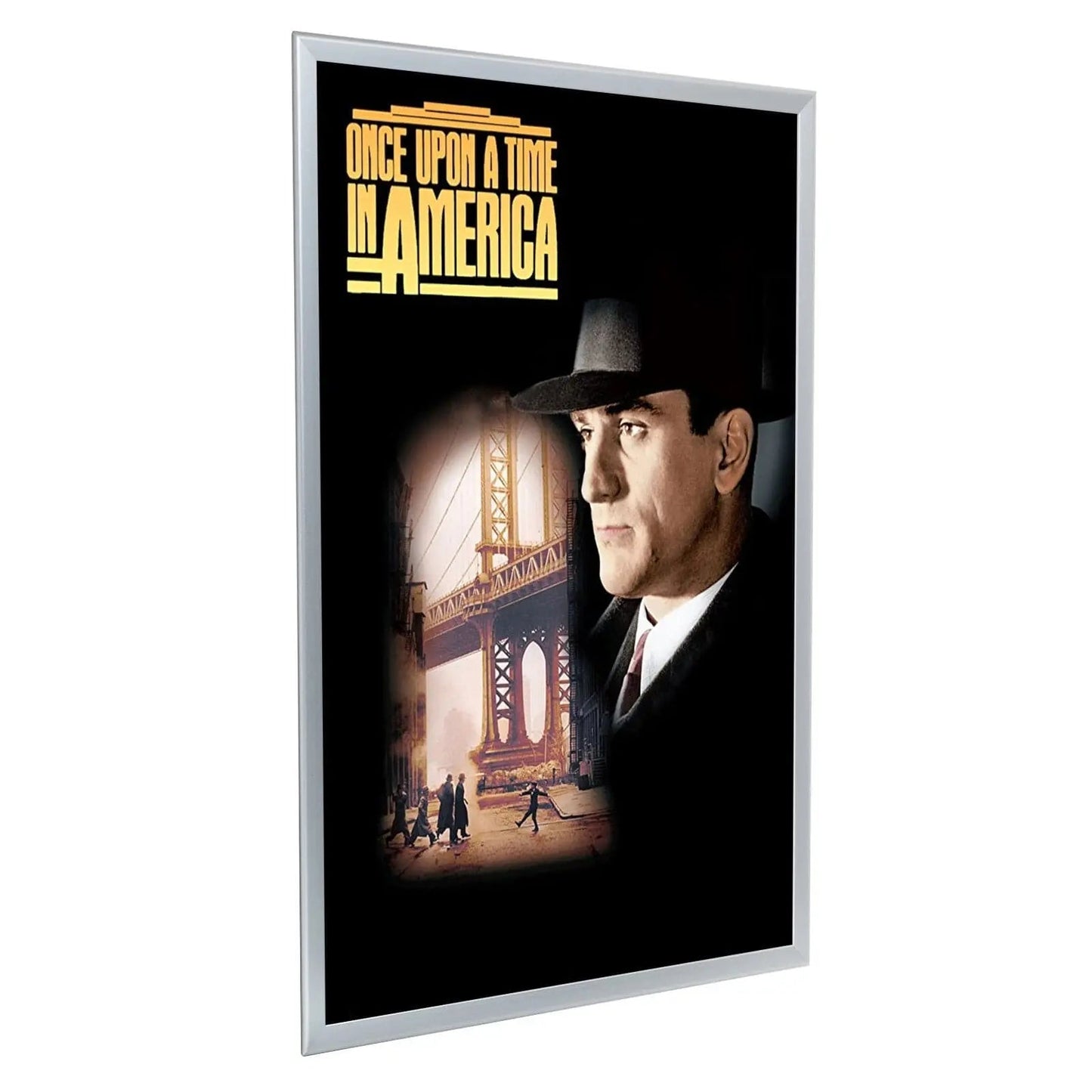 27x41 Silver Snap Frame - 1.25" Profile - Snap Frames Direct