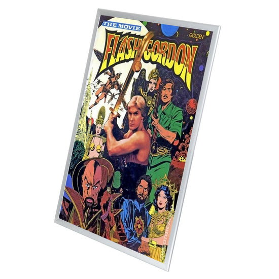 3 Case Pack of Silver 27x41 Movie Poster Frame - 1.25" Profile