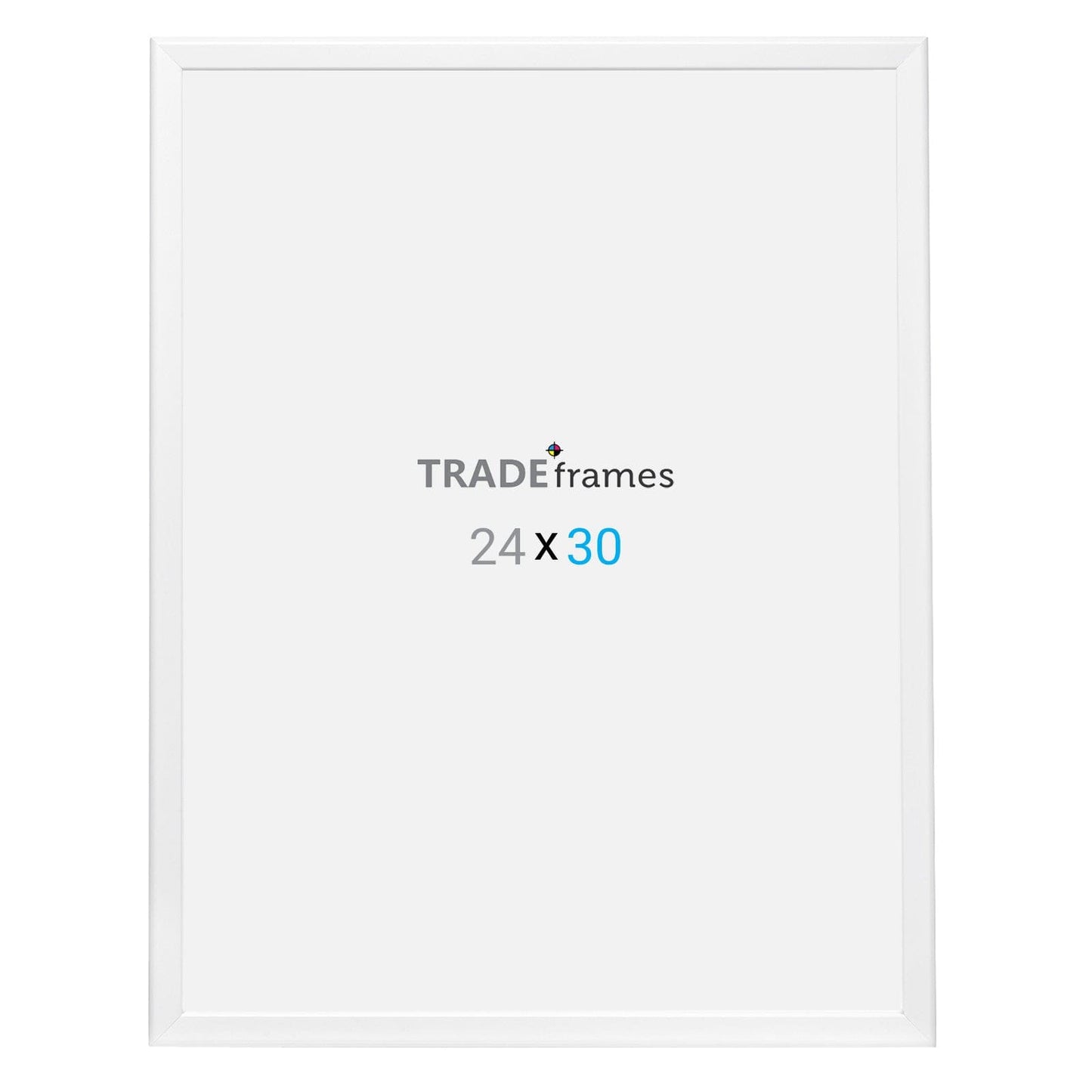 24x30 TRADEframe White Snap Frame 24x30 - 1.25 inch profile - Snap Frames Direct