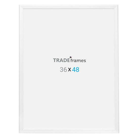 36x48 TRADEframe White Snap Frame 36x48 - 1.25 inch profile - Snap Frames Direct