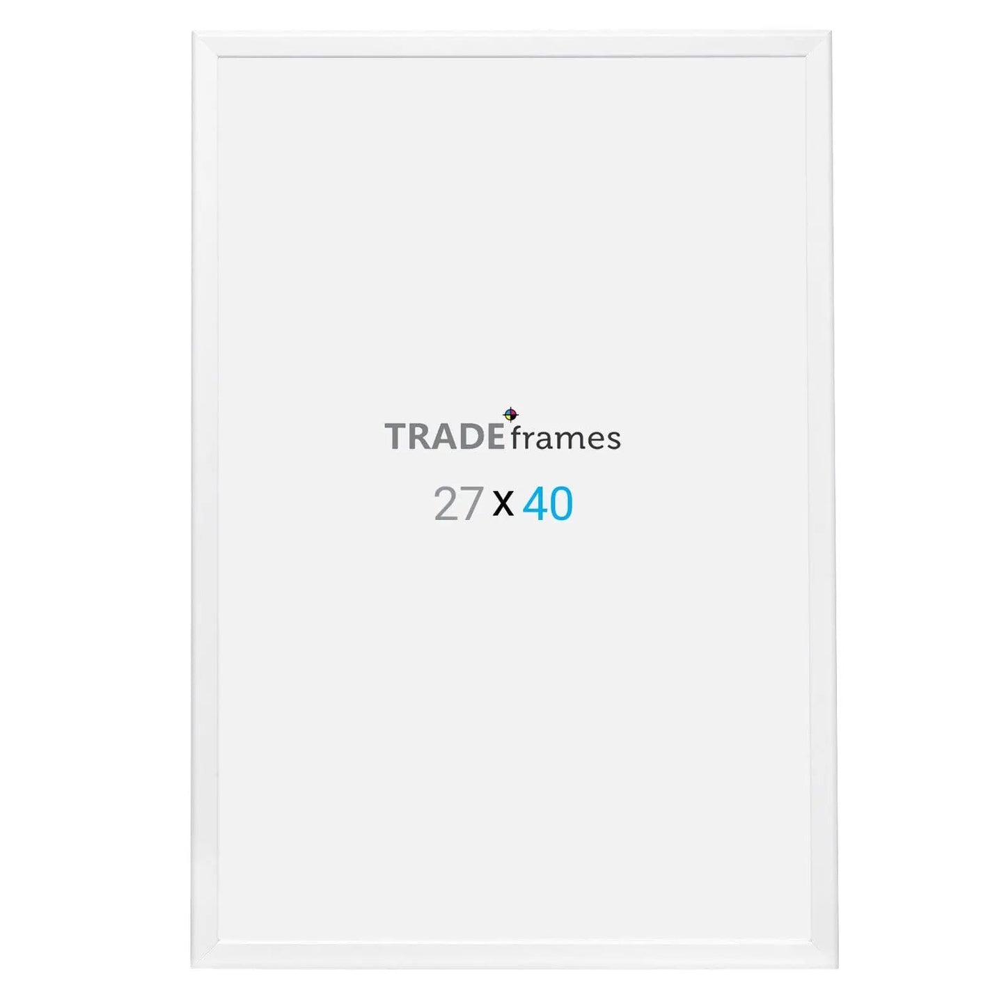 27x40 White Snap Frame - 1.25" Profile - Snap Frames Direct