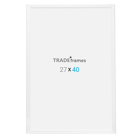 27x40 White Snap Frame - 1.25" Profile - Snap Frames Direct