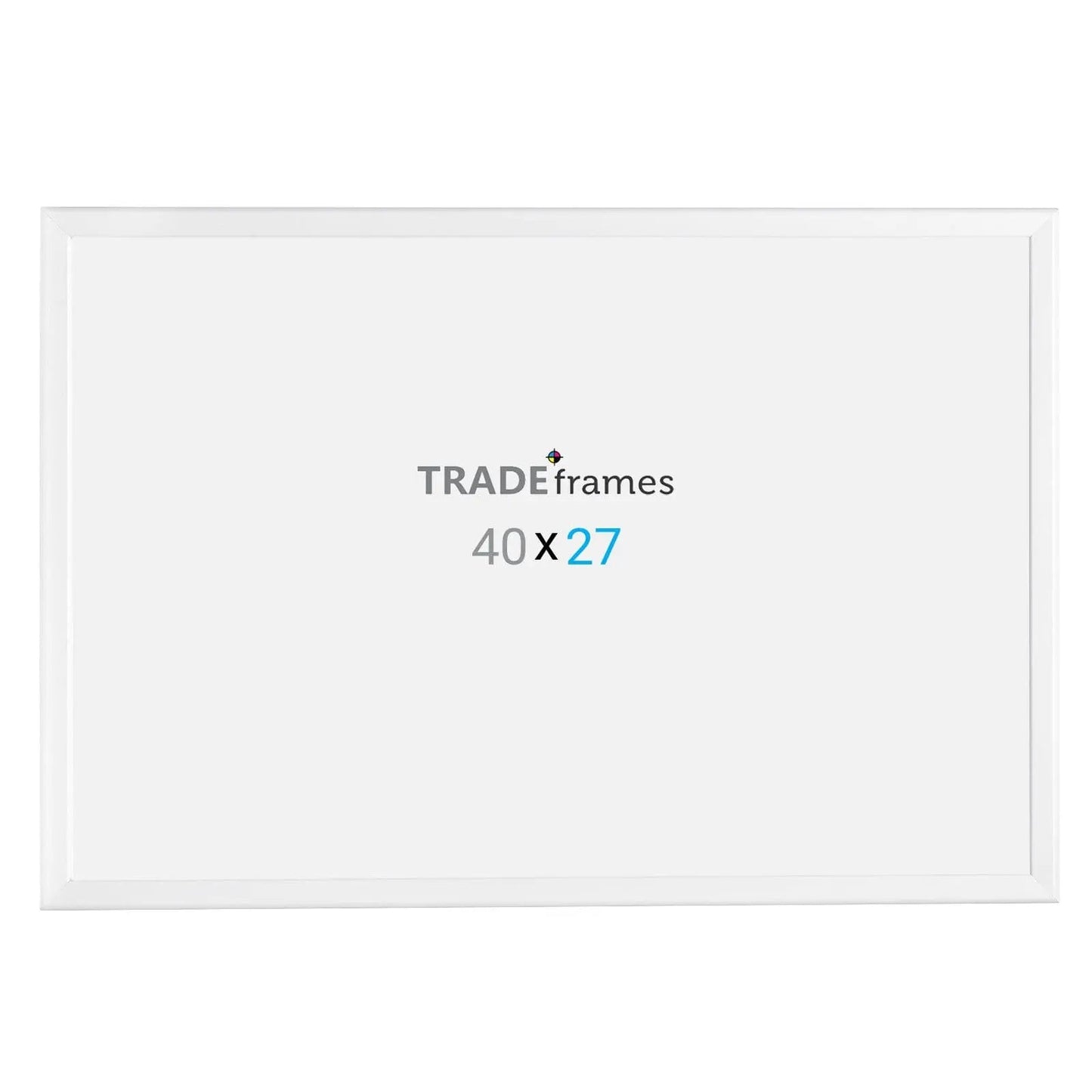 27x40 White Snap Frame - 1.25" Profile - Snap Frames Direct