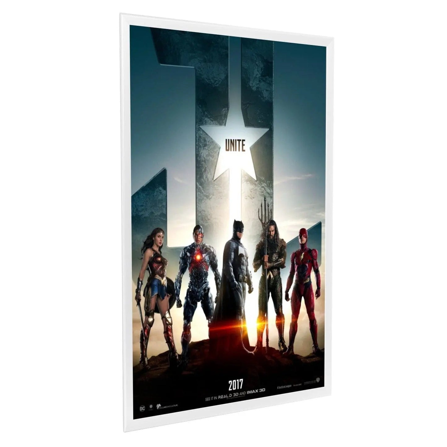 27x40 White Snap Frame - 1.25" Profile - Snap Frames Direct