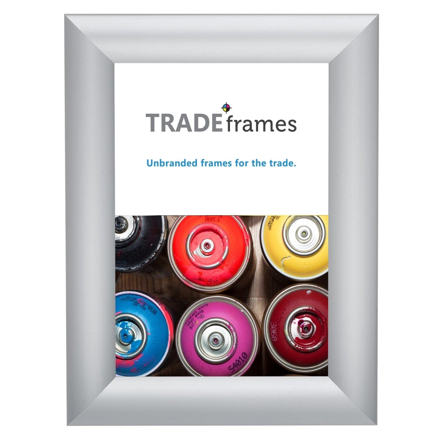5x7 Silver Snap Frame - 1" Profile - Snap Frames Direct
