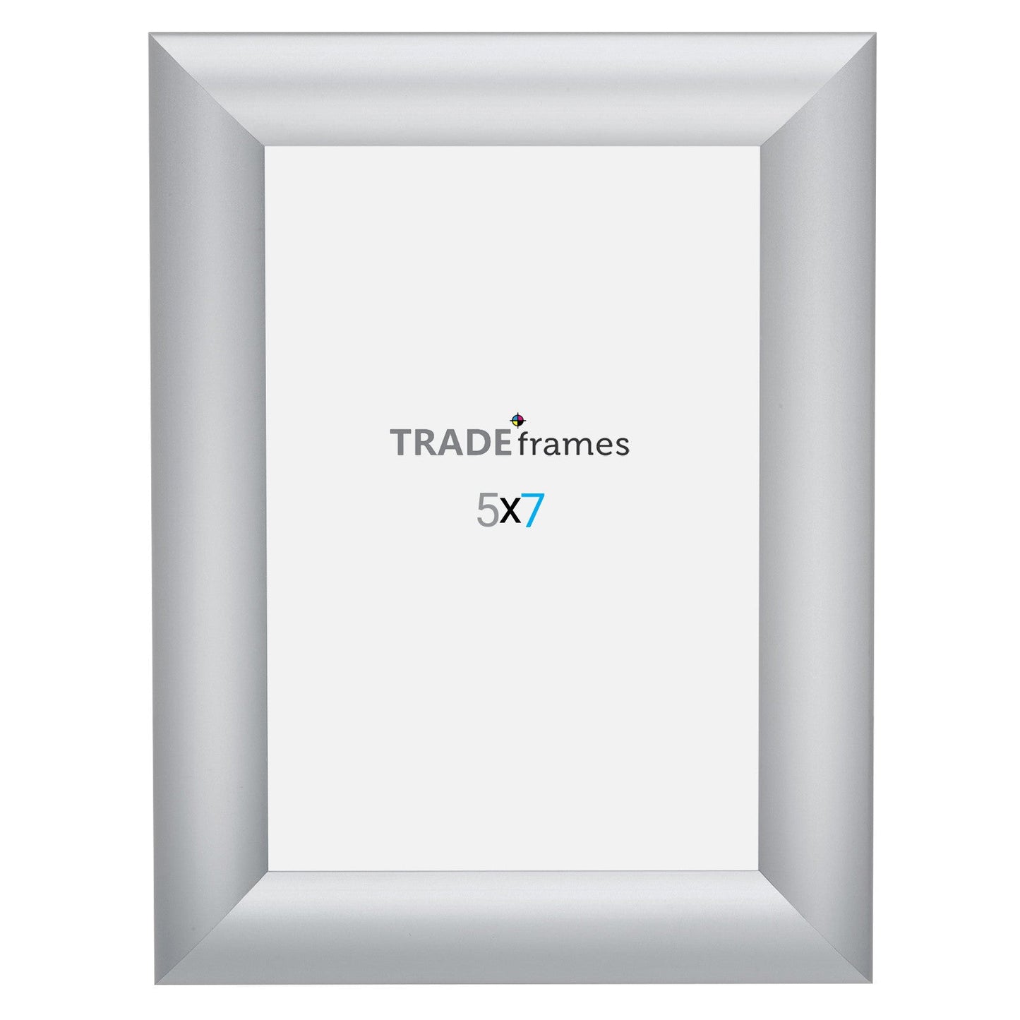 5x7 Silver Snap Frame - 1" Profile - Snap Frames Direct