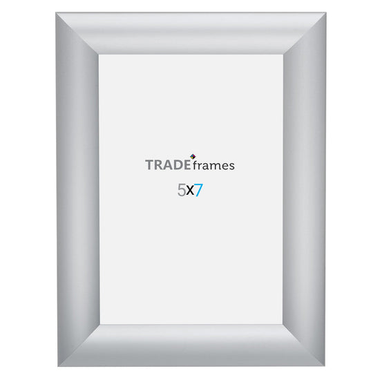 5x7 Silver Snap Frame - 1" Profile - Snap Frames Direct
