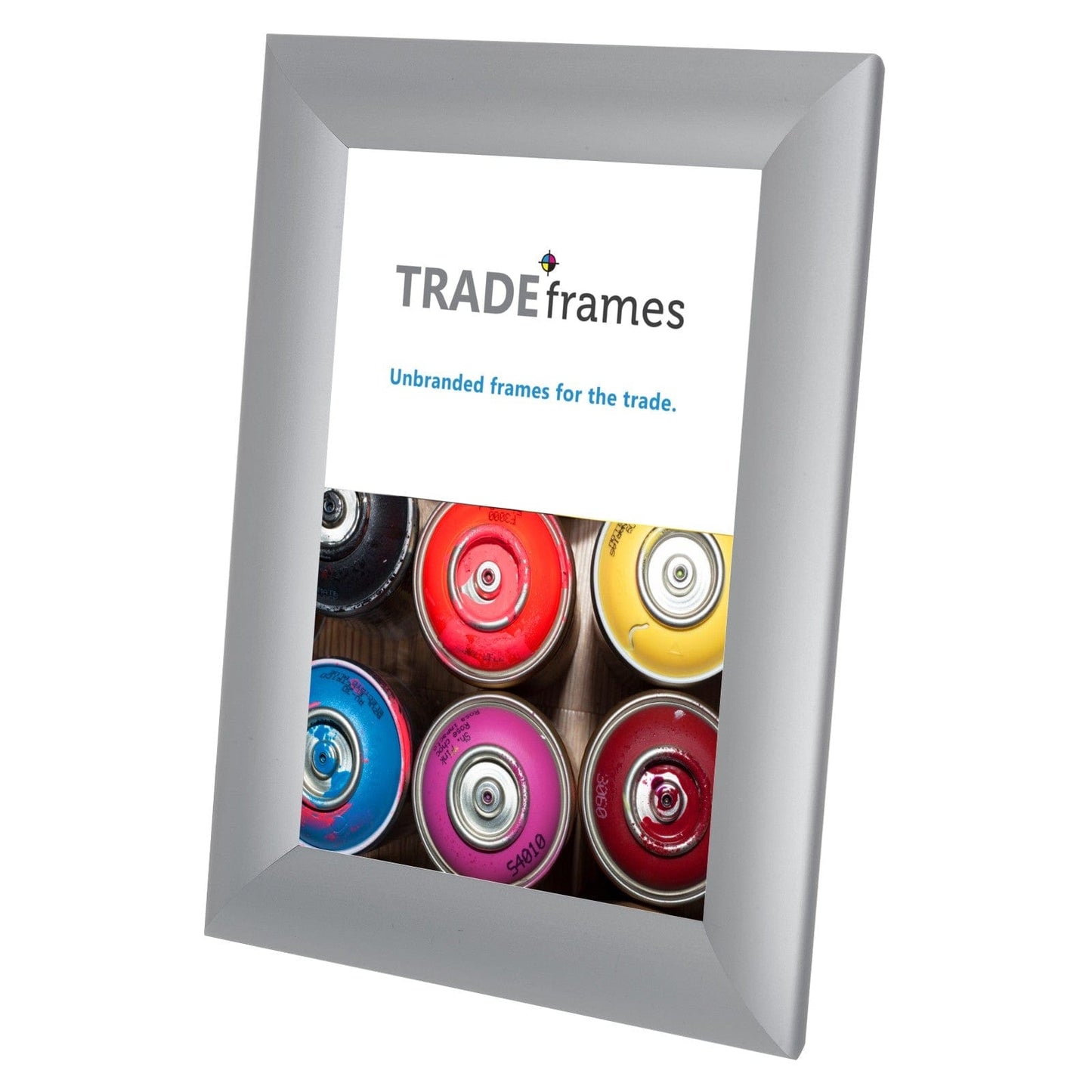 5x7 Silver Snap Frame - 1" Profile - Snap Frames Direct