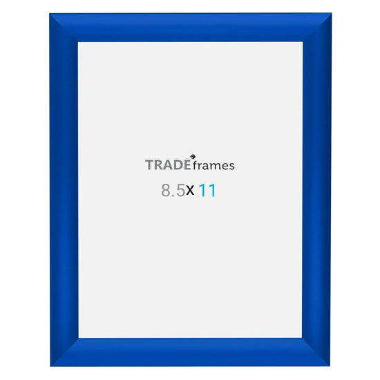 8.5x11 Inches Blue Snap Frame - 1" Profile - Snap Frames Direct