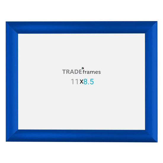 8.5x11 Inches Blue Snap Frame - 1" Profile - Snap Frames Direct