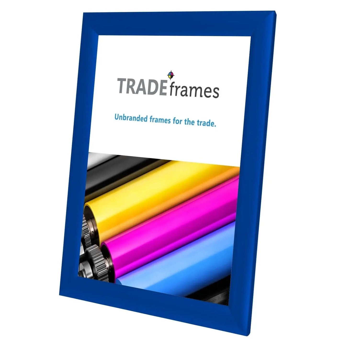 8.5x11 Inches Blue Snap Frame - 1" Profile - Snap Frames Direct