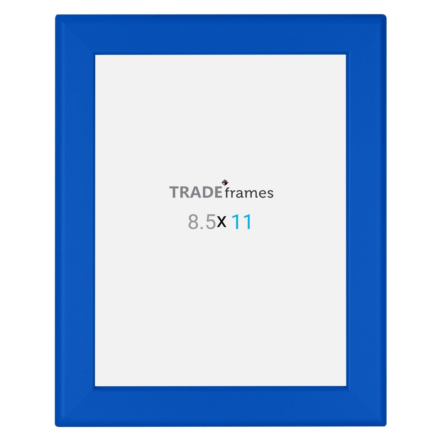 8.5x11 TRADEframe Blue Snap Frame 8.5x11 - 1.25 inch profile - Snap Frames Direct