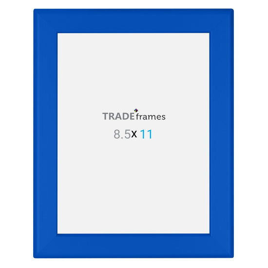 8.5x11 TRADEframe Blue Snap Frame 8.5x11 - 1.25 inch profile - Snap Frames Direct
