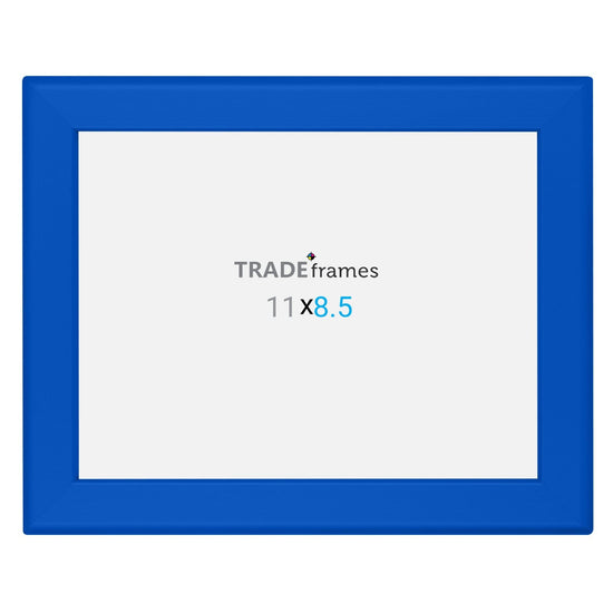 8.5x11 TRADEframe Blue Snap Frame 8.5x11 - 1.25 inch profile - Snap Frames Direct