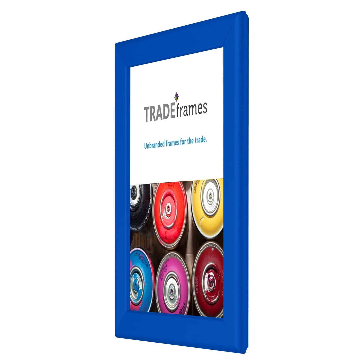 8.5x11 TRADEframe Blue Snap Frame 8.5x11 - 1.25 inch profile - Snap Frames Direct