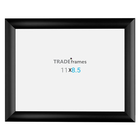8.5x11 Inches Black Snap Frame - 1" Profile - Snap Frames Direct